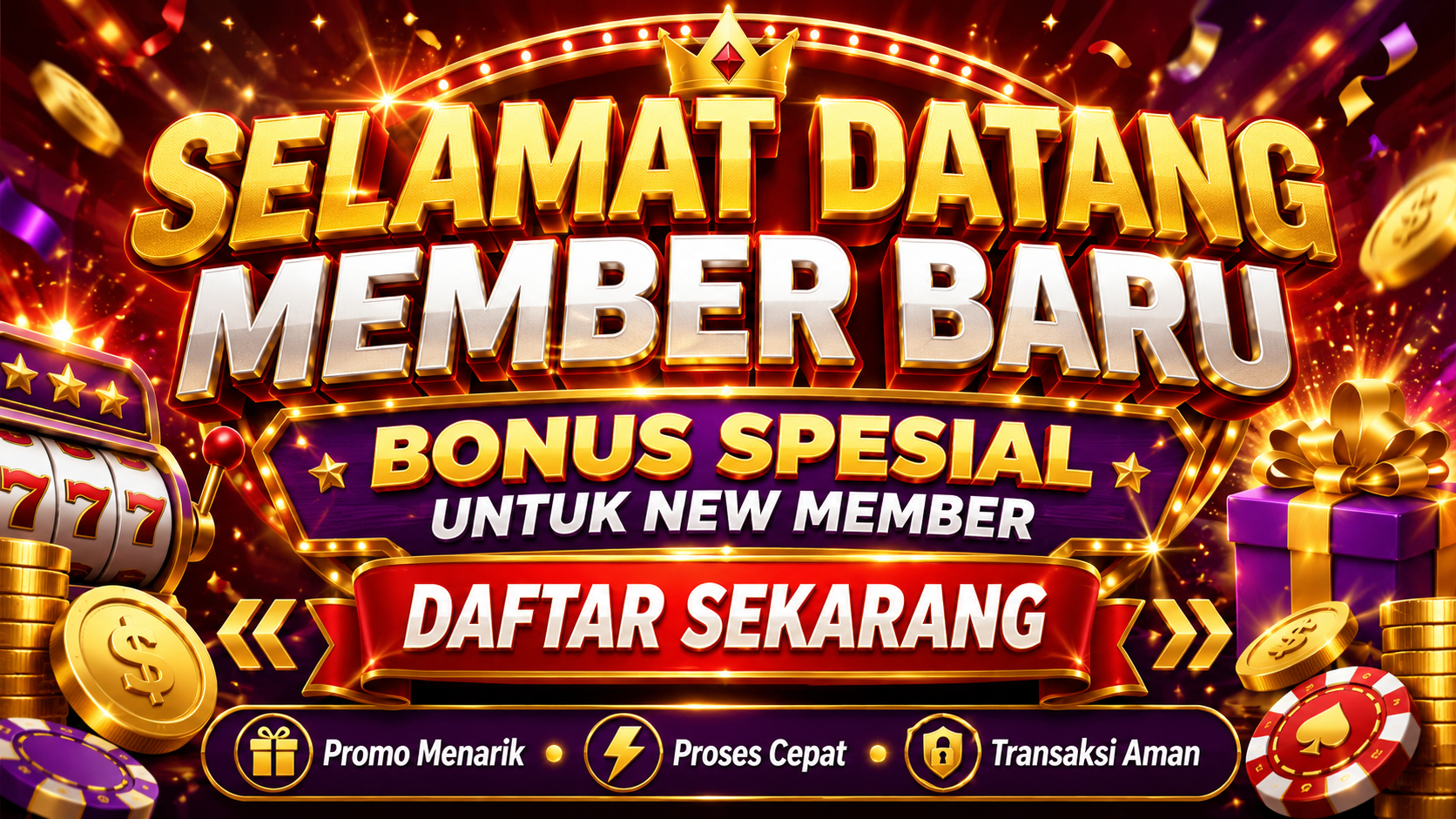 Bonus Selamat Datang Member Baru